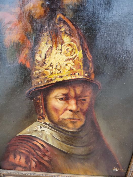 Portret Rembrandt - Edgar Kooi - Piekna rama -