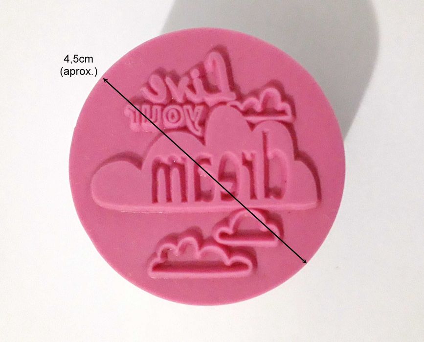 Carimbo Maildor "Live your dream" para manualidades