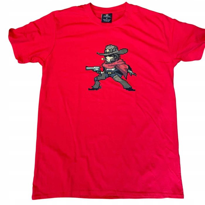level up wear overwatch męski t-shirt logo modny rozm. m - nowy