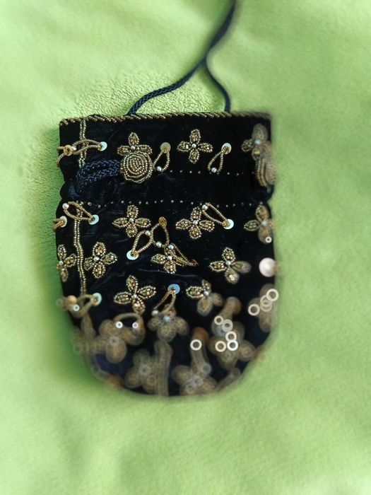 Torebka sakwa ręcznie robiona