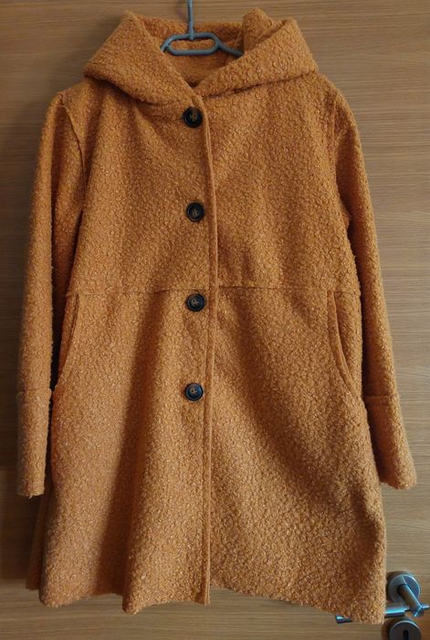 Casaco Lã Mostarda, L-XL