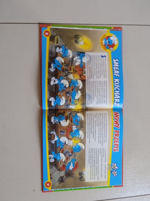 Książeczki dla dzieci, smerfy, zawody