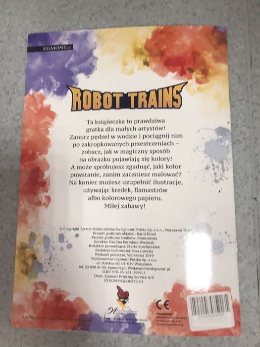 Robot Trains  - Wodna kolorowanka