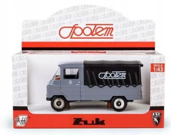 Żuk "SPOŁEM" 1:43 szary. Daffi. Nowy Produkt