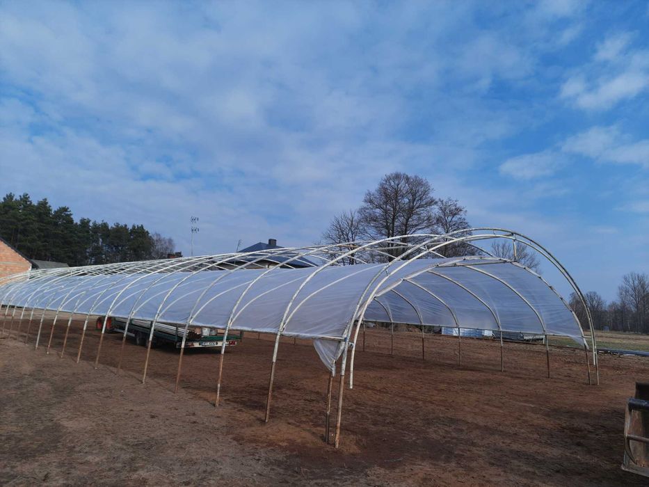 Konstrkcje tunelowe  stalowe wiaty pod plandeki