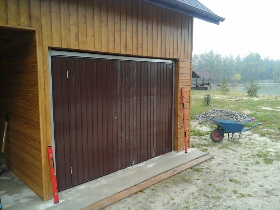 Brama garażowa 247*209 całe podkarpacie brąz od ręki od zaraz dostawa