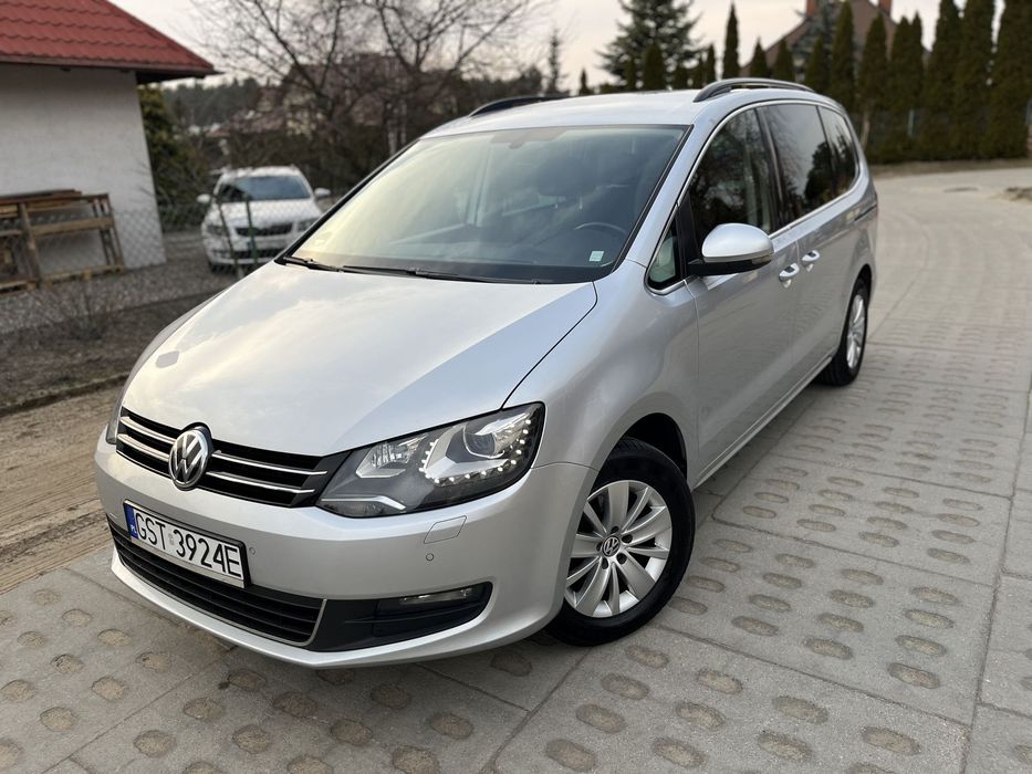 Volkswagen Sharan *LED *4x4 *184KM *Fabryczny Lakier *Navi *Parktronic *Tylko Serwis VW