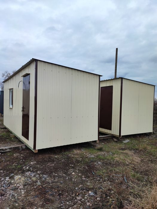 Бытовка на каркасной основе (побутівка житлова, прорабка, контейнер)