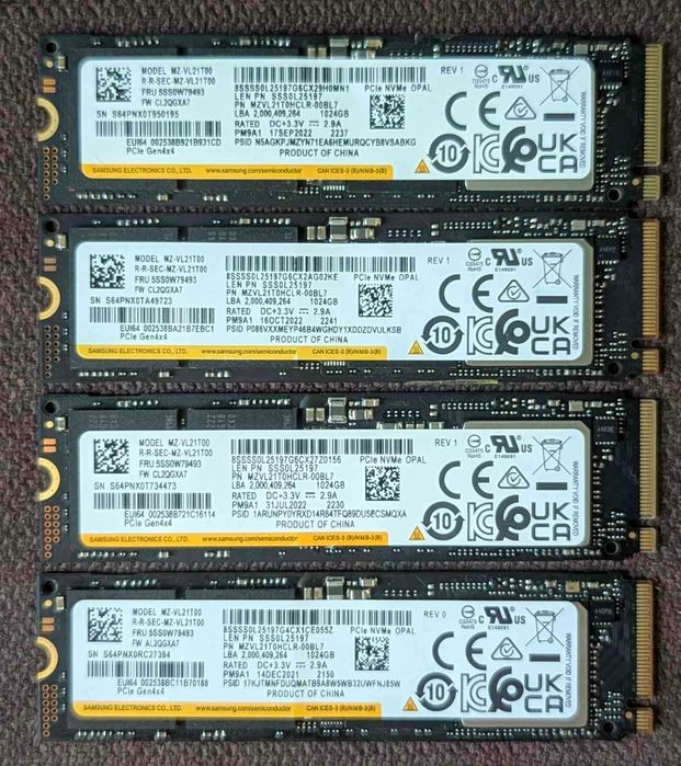 SSD М2 Nvme-Sata3 256-512-1-2TB