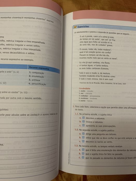 Preparação para a prova de aferição de poruguês do 8° ano