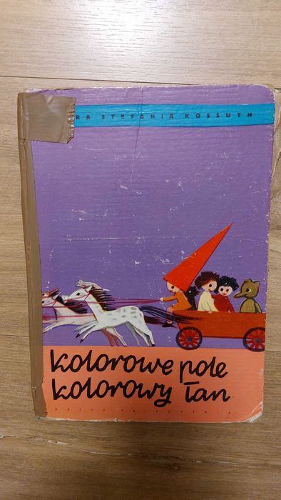 Kolorowe pole kolorowy łan Barbara Kossuth wyd I 1959r