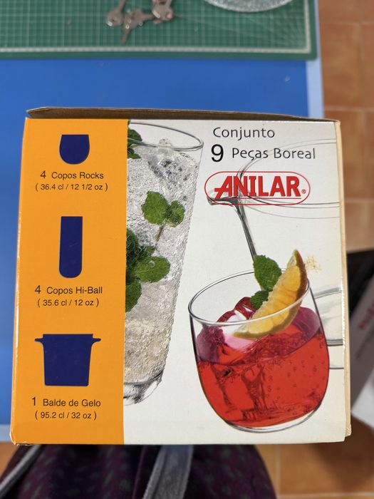 Conjunto 9 peças Anilar - Coleção Boreal