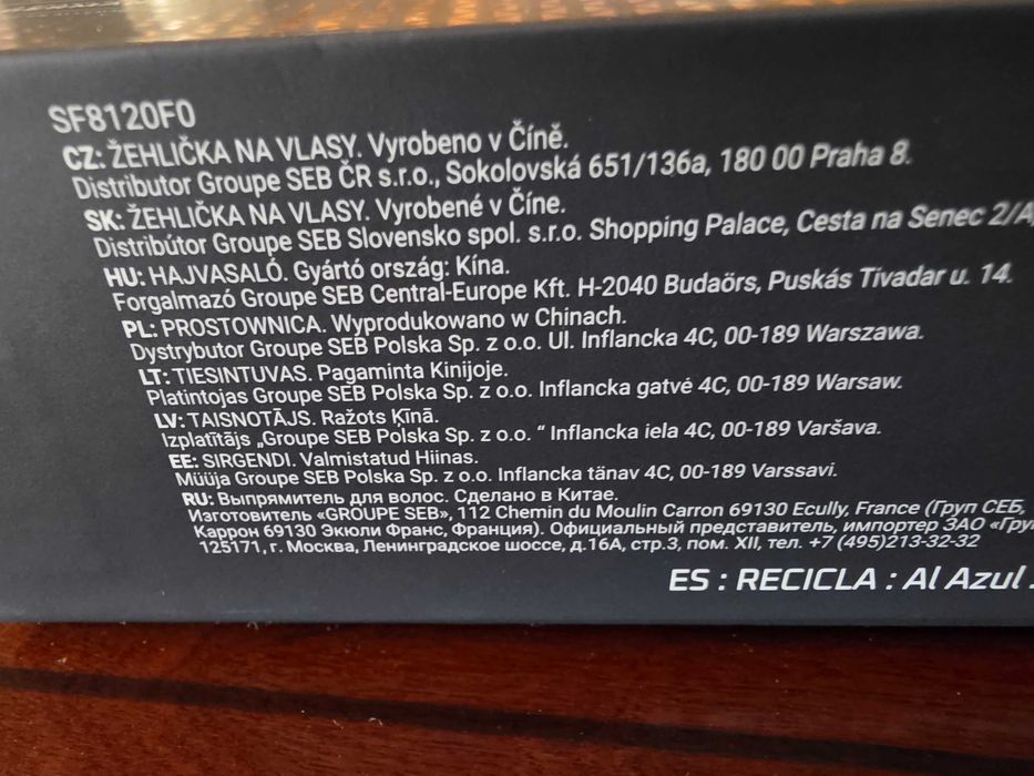 Ferro modelador Rowenta