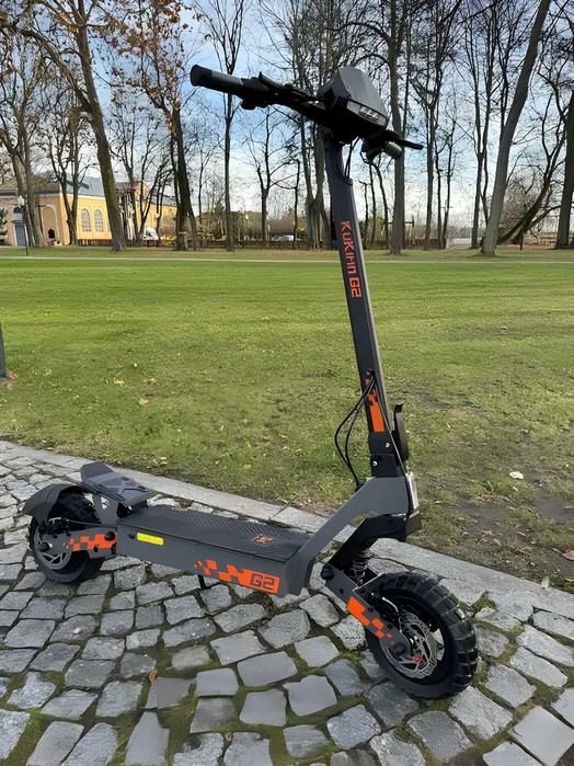100% Nowa Kukirin G2 2026 1200W 55km/h 80km koła 10" Hulajnoga Elektryczna