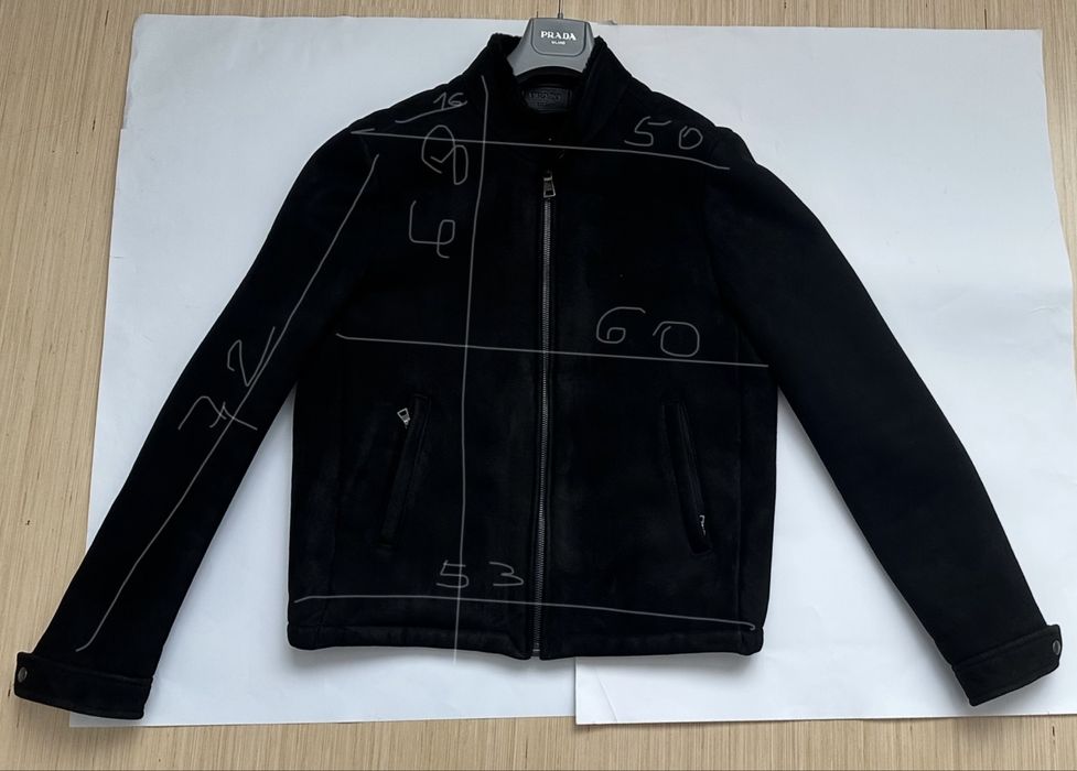 Дубленка Prada 52р мужская оригинал !
