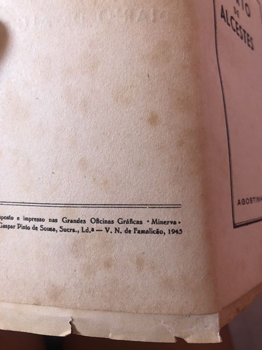 1945| Diario de Alcestes | Agostinho da Silva