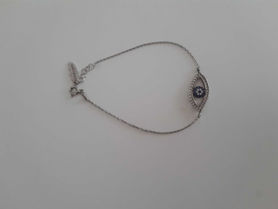 Pulseira Blue Mystic Eye em Prata com Zircónias – Eugénio Campos