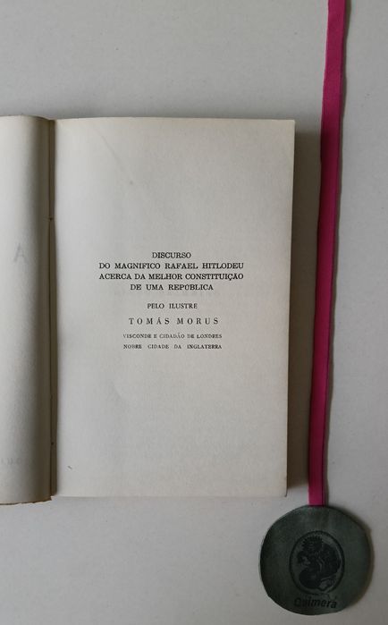 A utopia, Tomás Morus