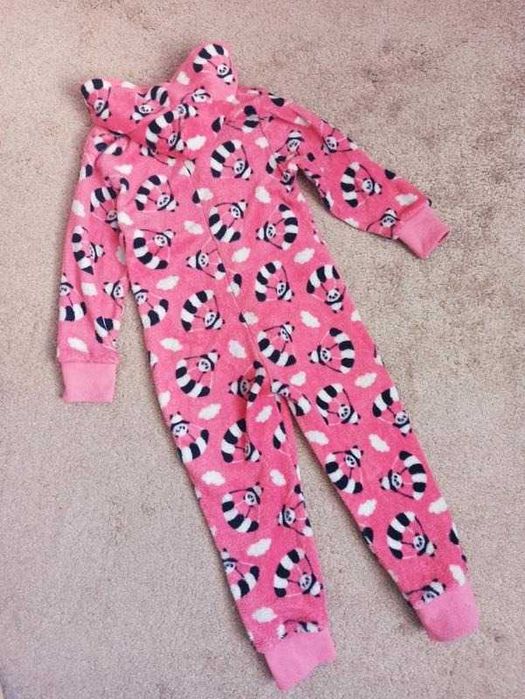 Тепла піжама ромпер на дівчинку зріст 98 104