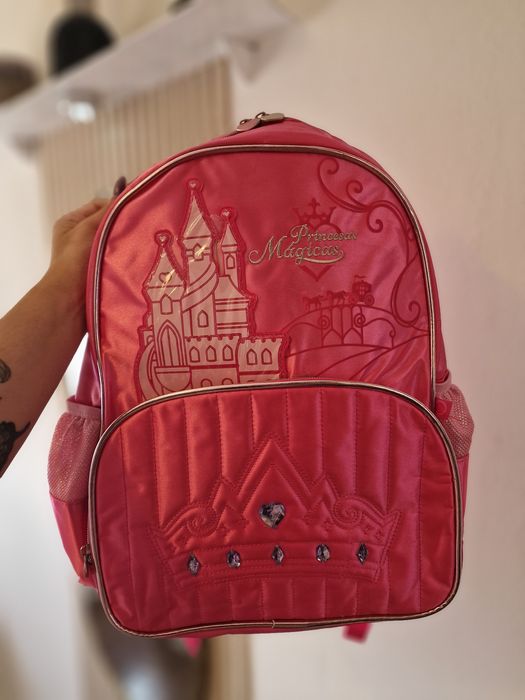 Mochila escolar interativa  + estojo