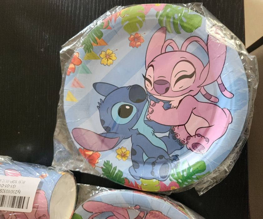 Conjunto de artigos de festa com o tema da Disney Lilo & Stitch