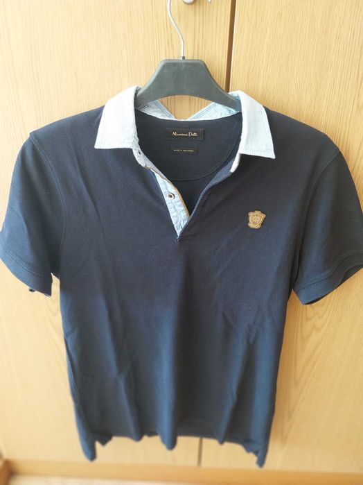 Polo azul Massimo Dutti