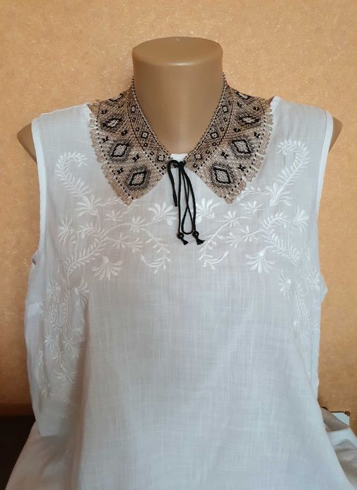 Силянка з чеського бісеру в золотистих відтінках.