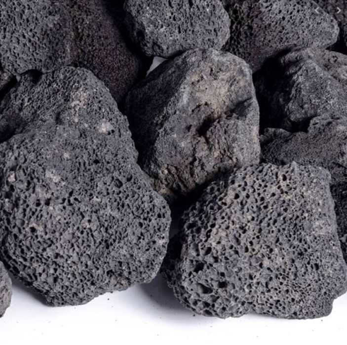 CZARNA LAWA WULKANICZNA Skała Akwarium Volcano Rock Lava Stone Malawi