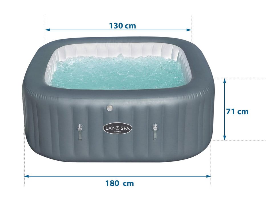 Jacuzzi SPA ogrodowe Bestway 60031 Hawaii HydroJet Pro 6osobowe 180 cm WiFi