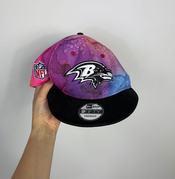 Baltimore Ravens New Era NFL Crucial Catch Sideline Fitted Hat czapka