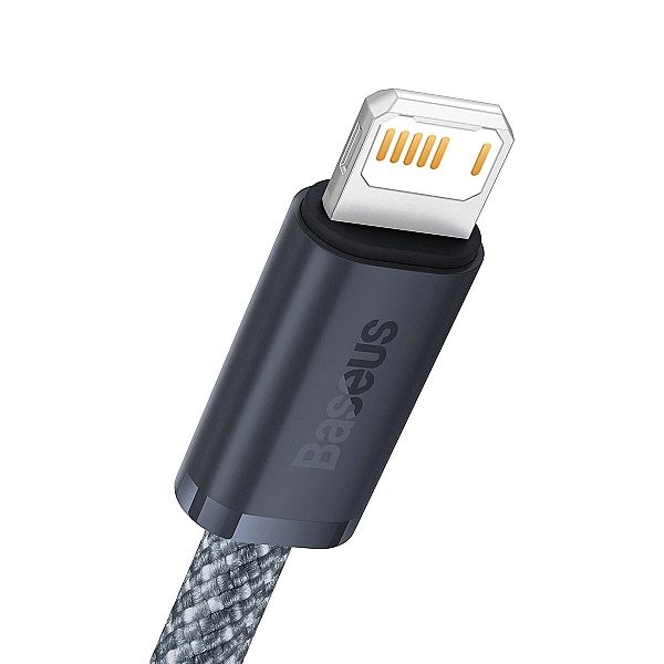 Baseus kabel do iPhone USB - Lightning 2m, 2,4A szary (CALD)