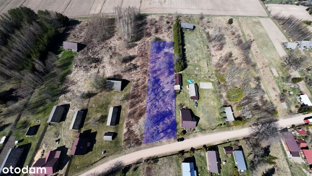 Działka w cichej wsi na Podlasiu Ostrów Nowy