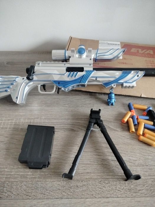 NOWY karabin snajperka snajperski karabinek pistolet strzałki fortnite