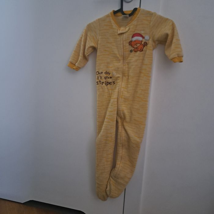 Pajac do spania polarowy na zamek r. 98