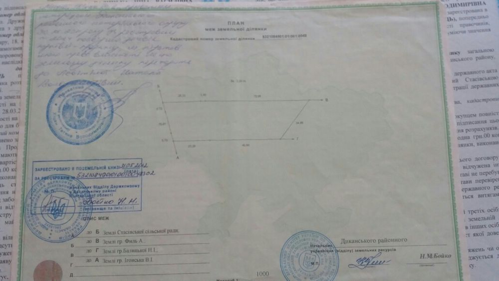 Ділянка в с.Стасі