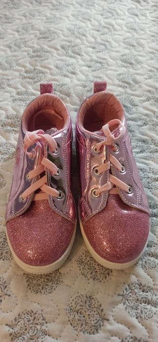 Nowe sneakersy, adidaski błyszczące Sinsay r. 30, różowe, brokat