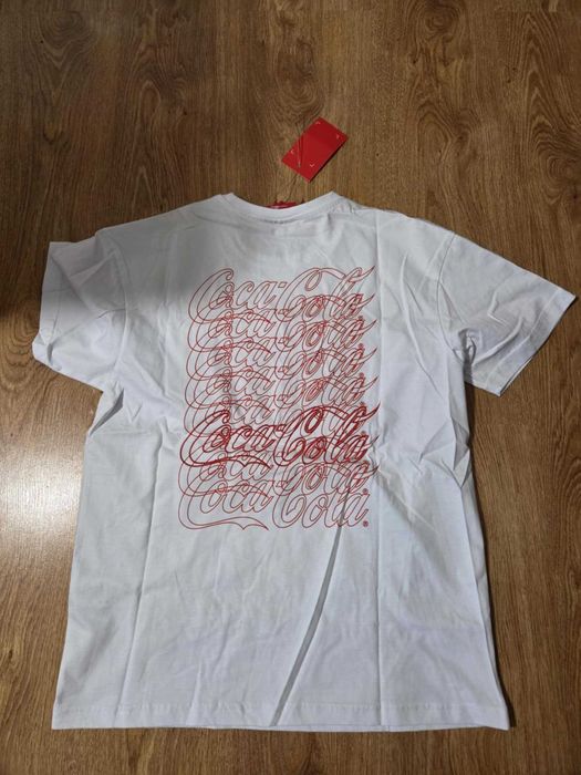 Koszulka Coca-Cola x Local Heroes, S, 100% bawełna, biała, nowa