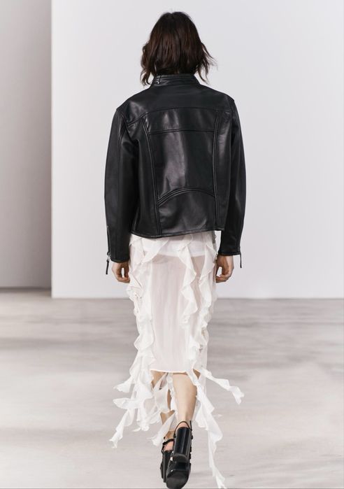Кожаная куртка Zara лимитированная коллекция