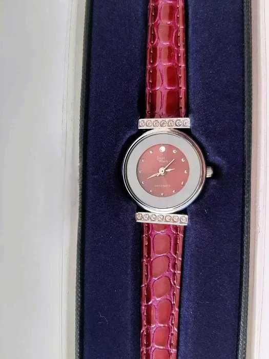 Relógio Senhora cor de vinho - Jewel Watch - Swarovski Crystal