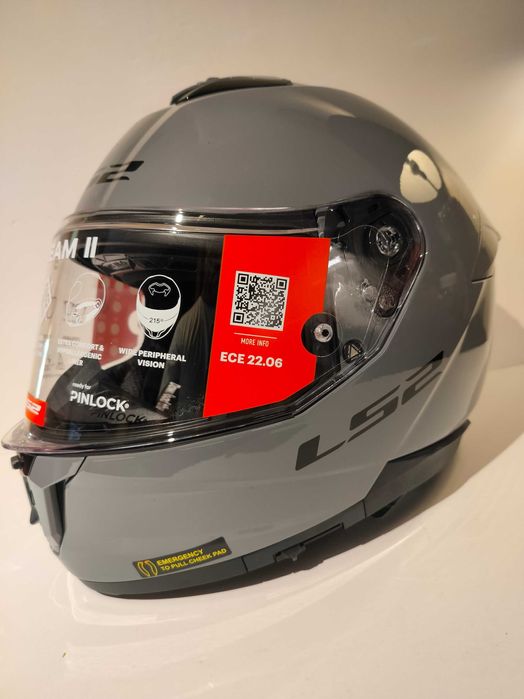 Capacete integral LS2 Stream 2 mota scooter novo