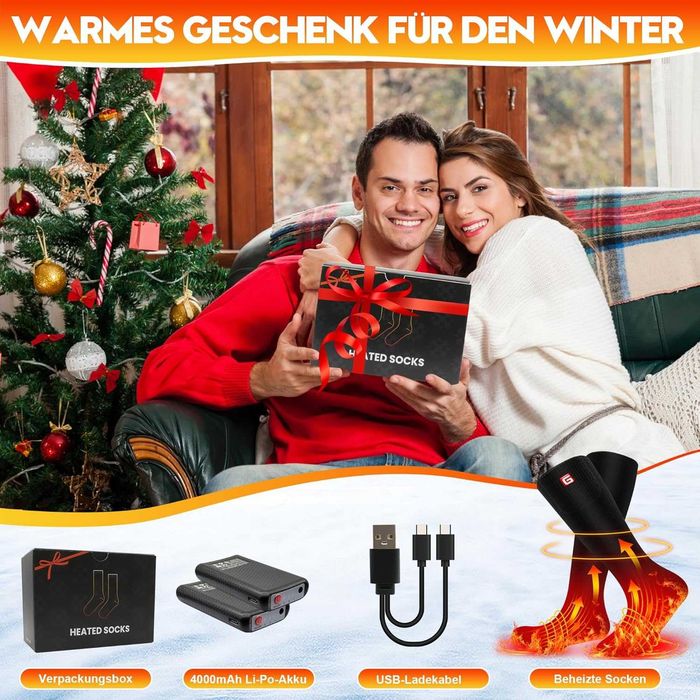 Skarpety elektryczne czarne
