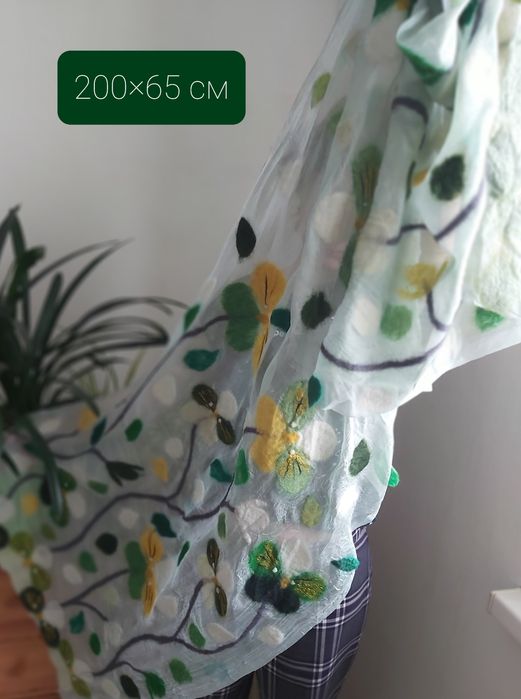 Шалик Шарф Шаль Палантин весна шовк