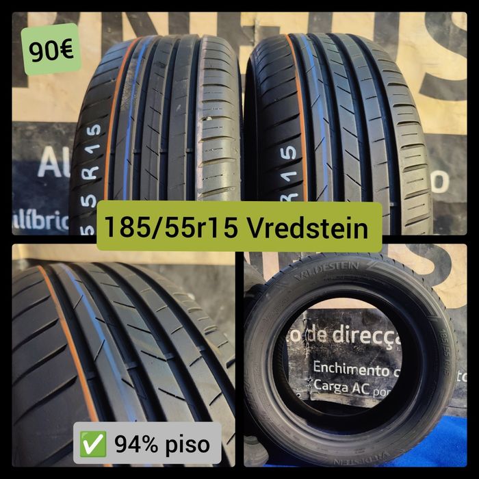 Pneus 175/55r15 185/55r15  Semi novos