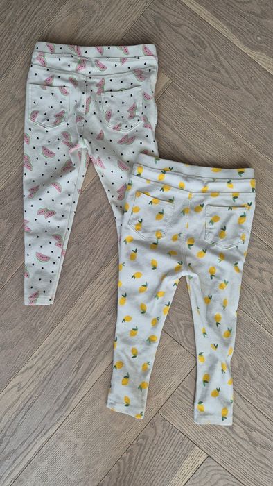 Spodnie Zara w arbuzy I cytryny rozm. 92