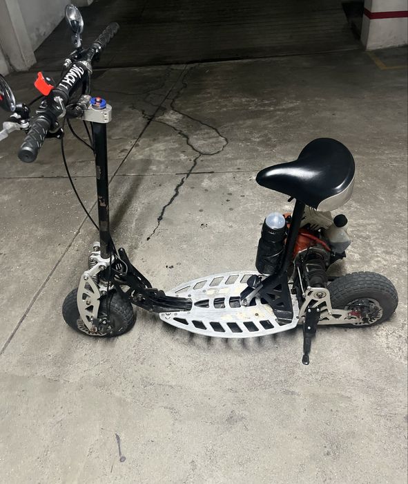 Trotinete a gasolina dobrável 49cc todo-o-terreno