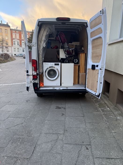 Uslugi transportowe przeprowadzki bus ładowność 1400 kg