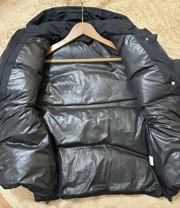 Пуховик, жилетка 2 в 1 Undercover з капюшоном , натуральный пух