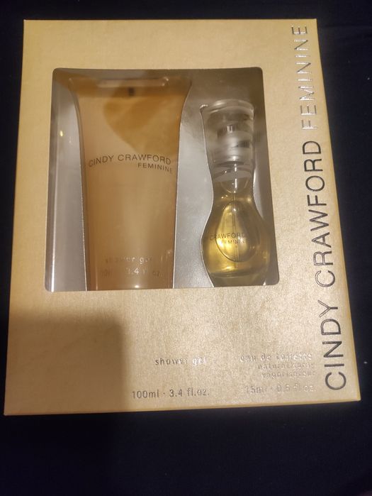 Cindy Crawford Feminine zestaw perfumy plus żel pod prysznic nowy