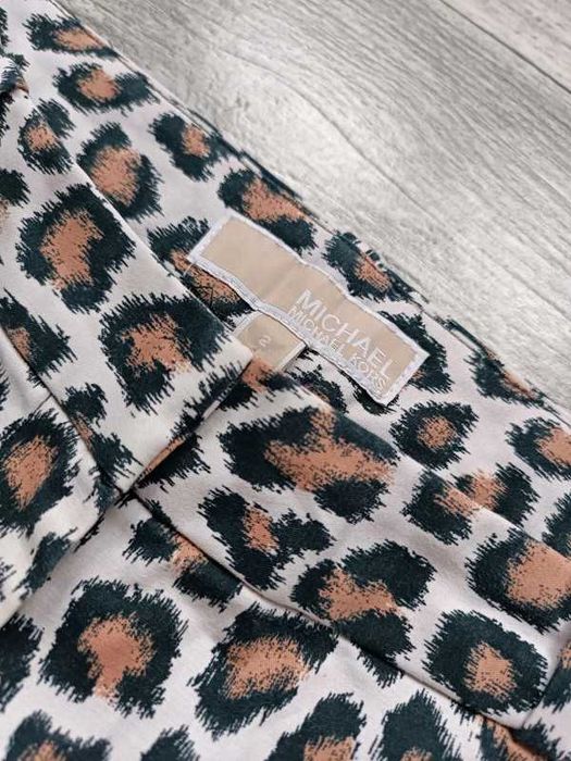 Spodnie damskie legginsy rurki pants Michael Kors panterka