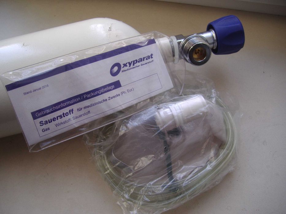 Баллон медицинский кислородный без редуктора (качество) Германия